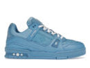 Louis Vuitton Trainer Blue Embossed Monogram