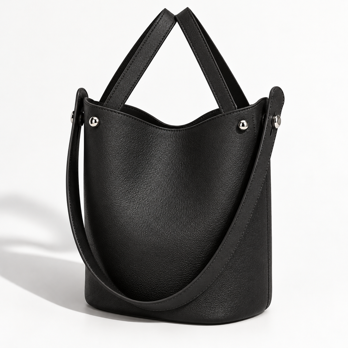 The Fontana Leather Bucket Bag
