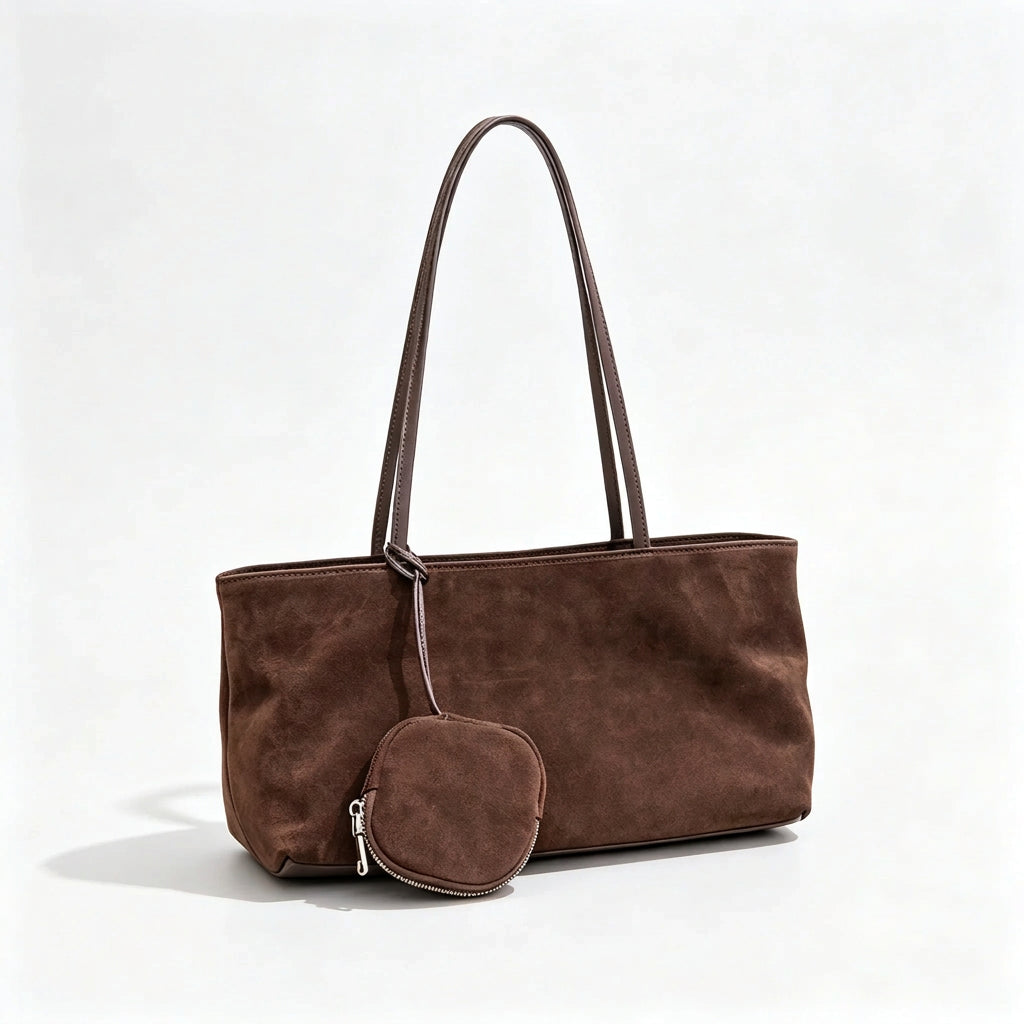 The Corallo Suede Tote