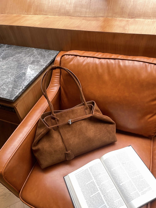 The Pianura Suede Tote