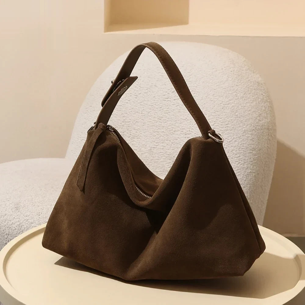 The Piuma Suede Hobo