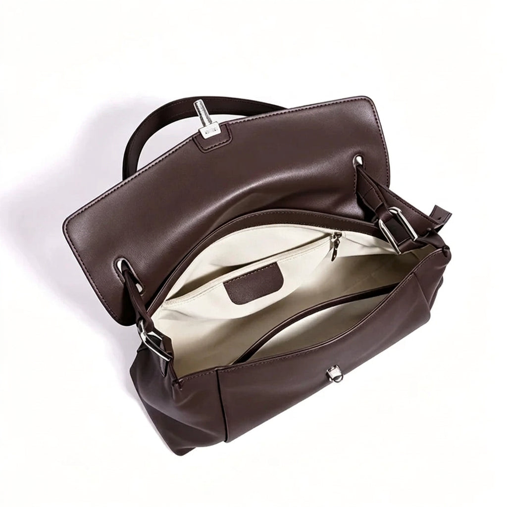 The Volta Leather Flap Bag