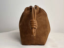 The Brezza Suede Pouch Bag