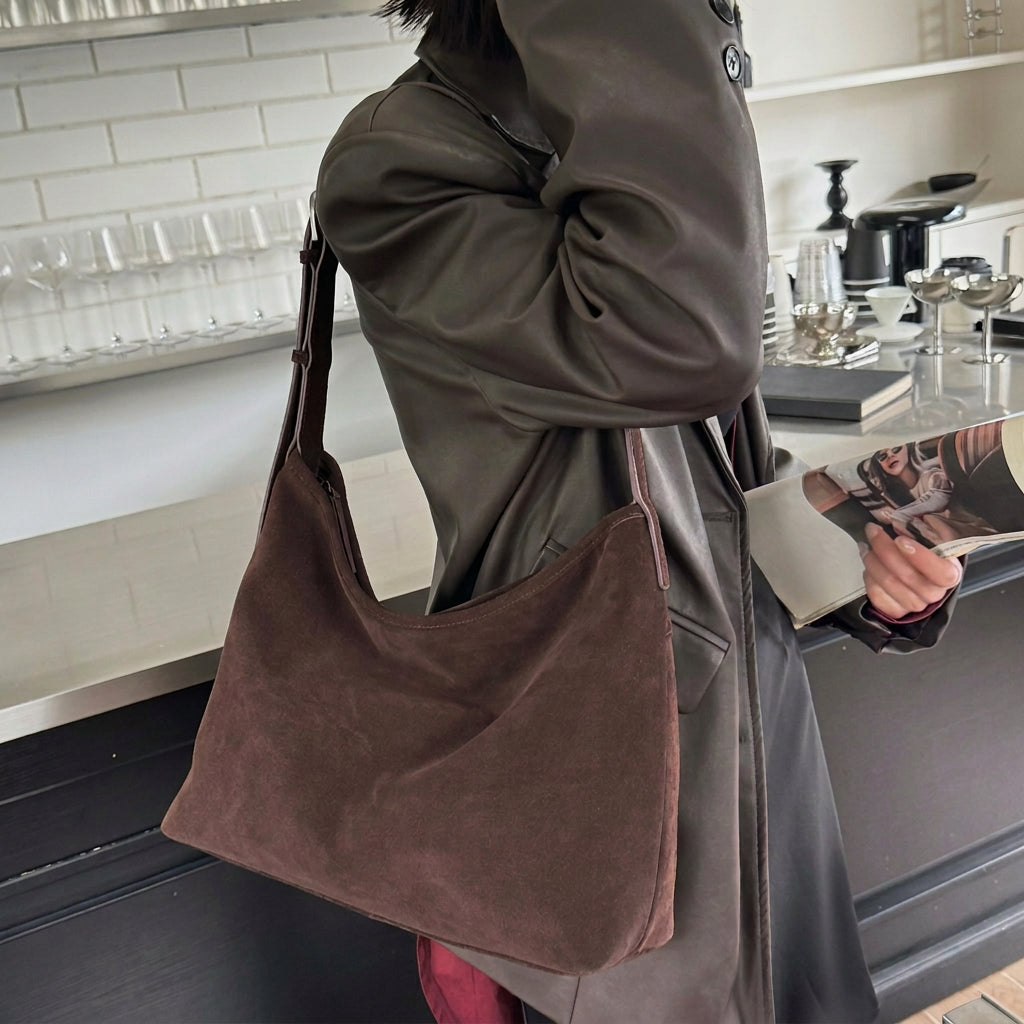The Autunno Suede Hobo