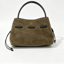 The Laccio Suede Bucket Bag