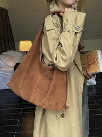 The Velluto Oversized Suede Hobo