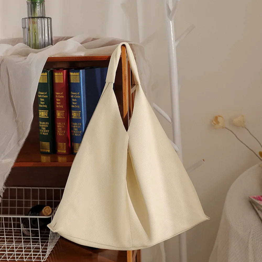 The Piramide Leather Tote