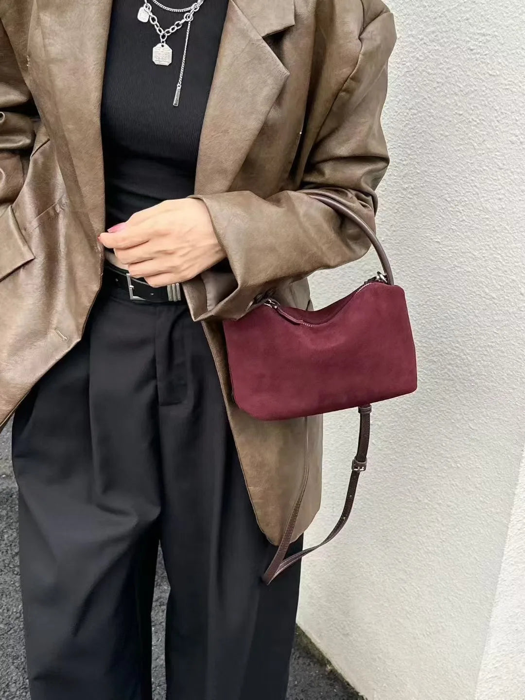 The Castagna Suede Mini Bag