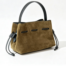 The Laccio Suede Bucket Bag
