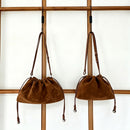 The Sacchetto Suede Drawstring Bag
