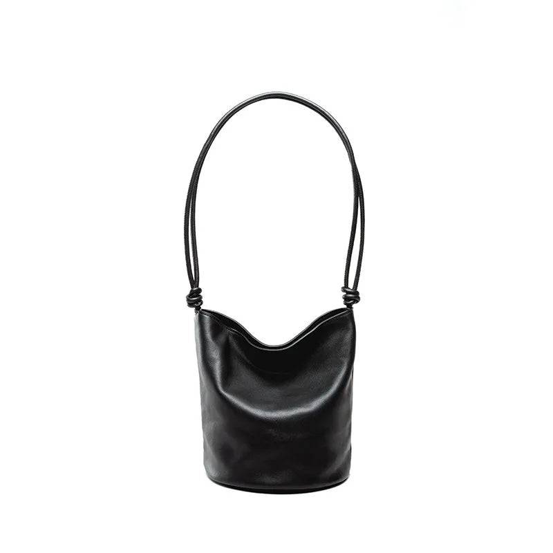 The Lanterna Suede Bucket Bag