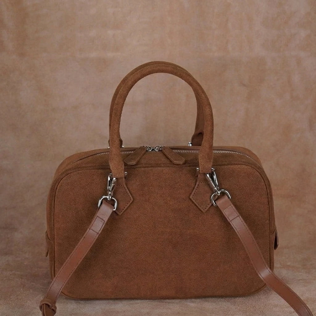 The Ottobre Suede Bowling Bag