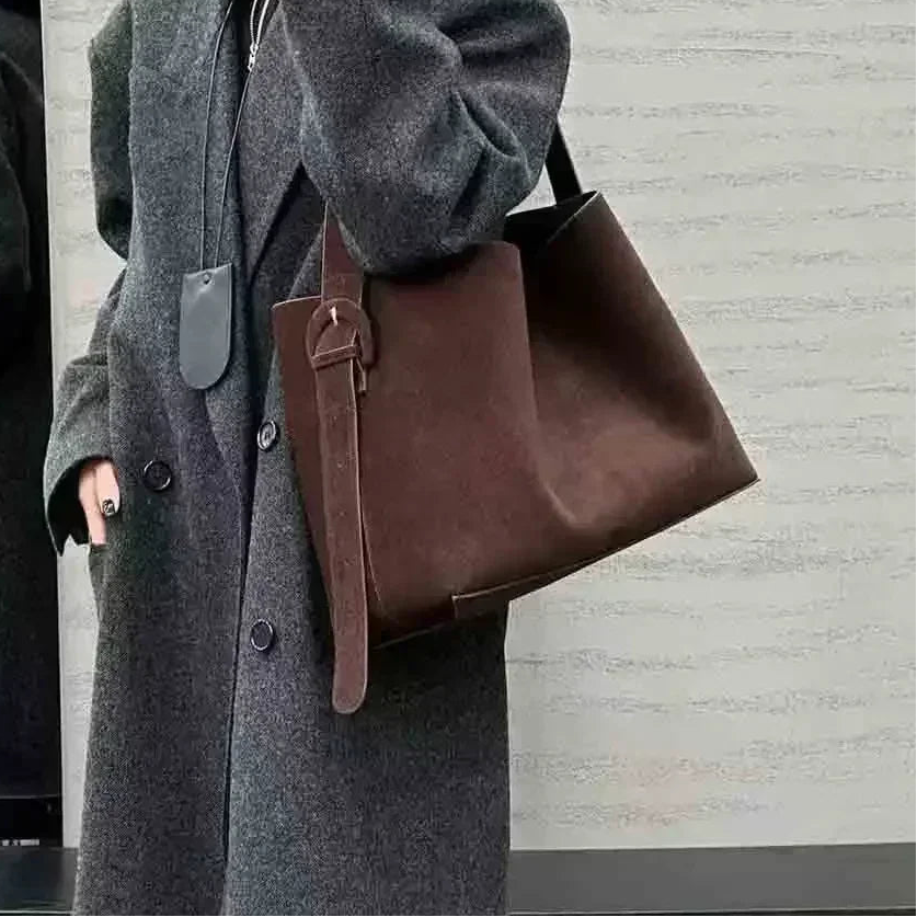 The Rifugio Suede Tote