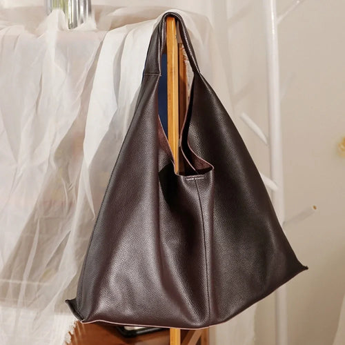 The Piramide Leather Tote