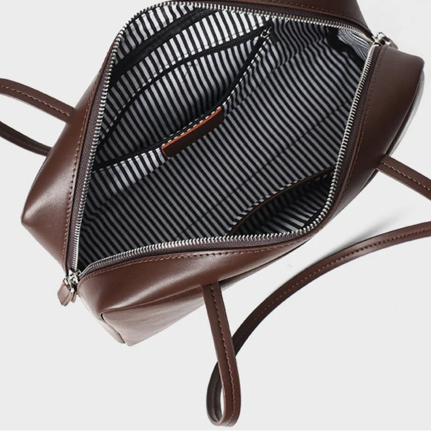 The Palma Leather Bowling Bag