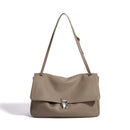 The Cartella Leather Flap Bag