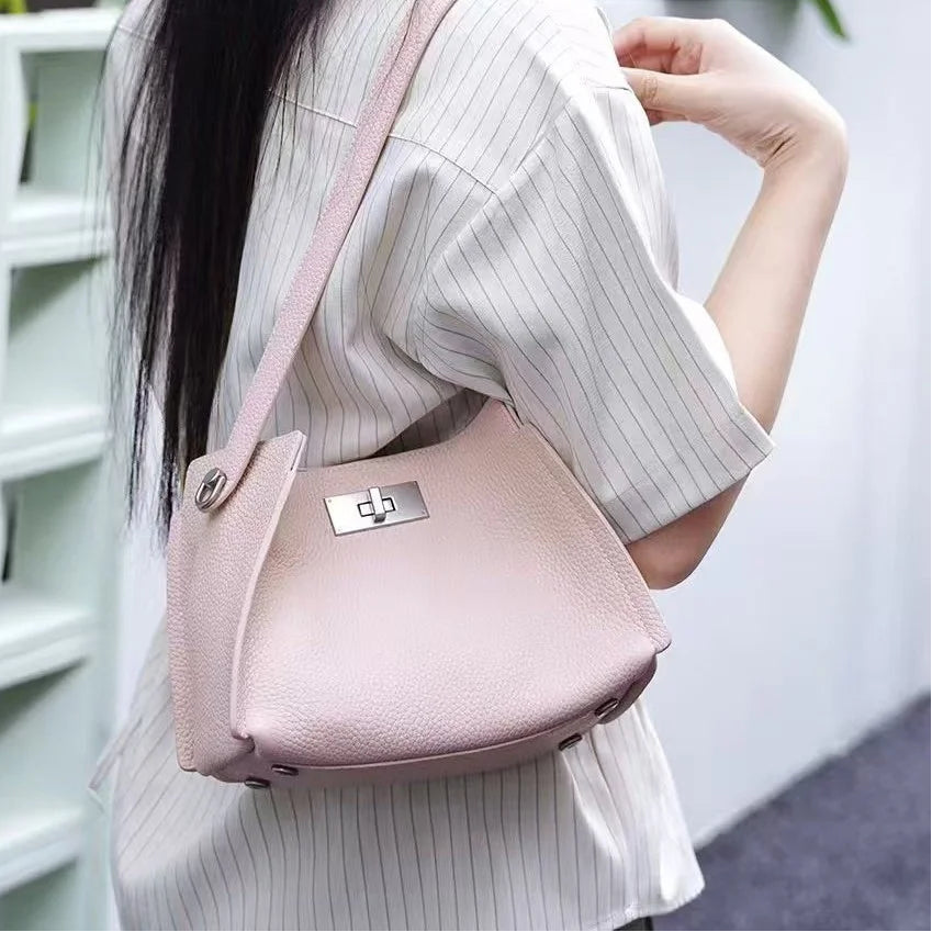 The Ponte Leather Top Handle