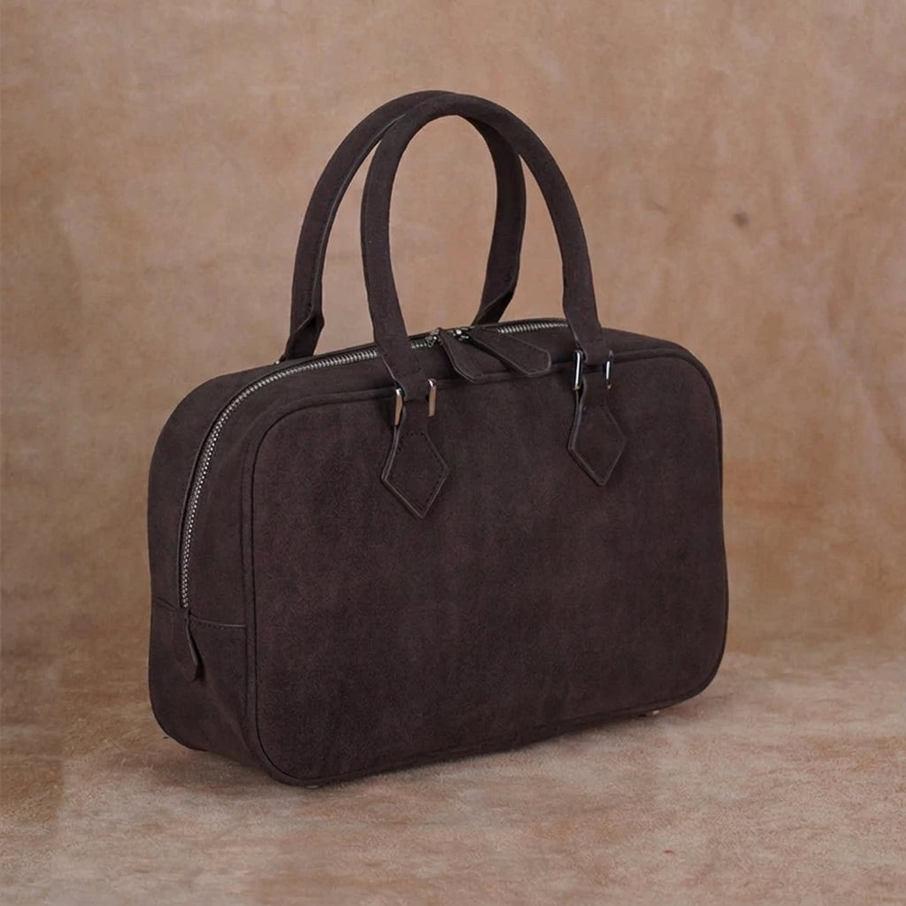 The Ottobre Suede Bowling Bag