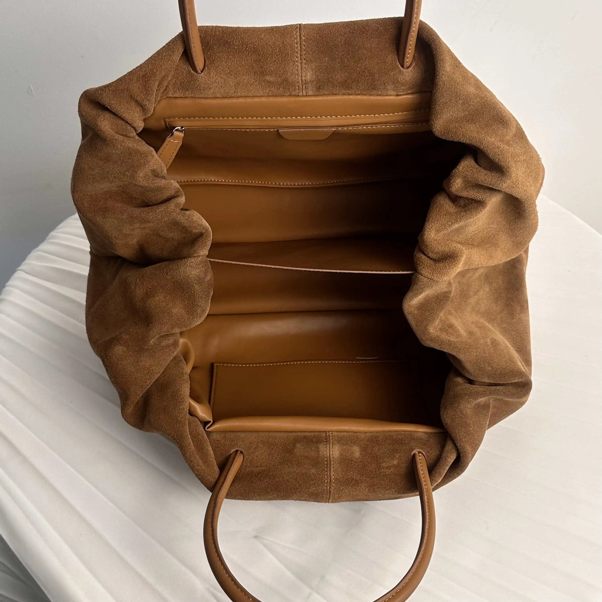 The Cammeo Oversized Suede Bag