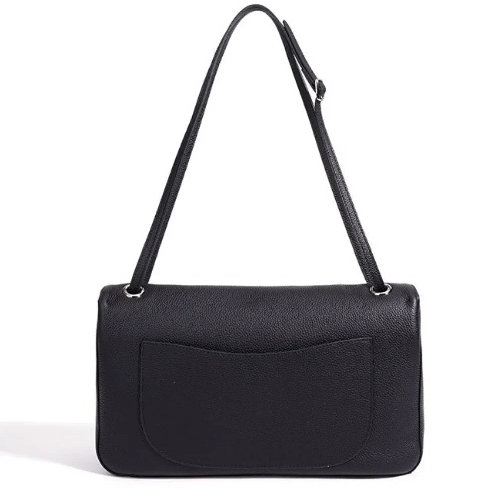 The Cartella Leather Flap Bag