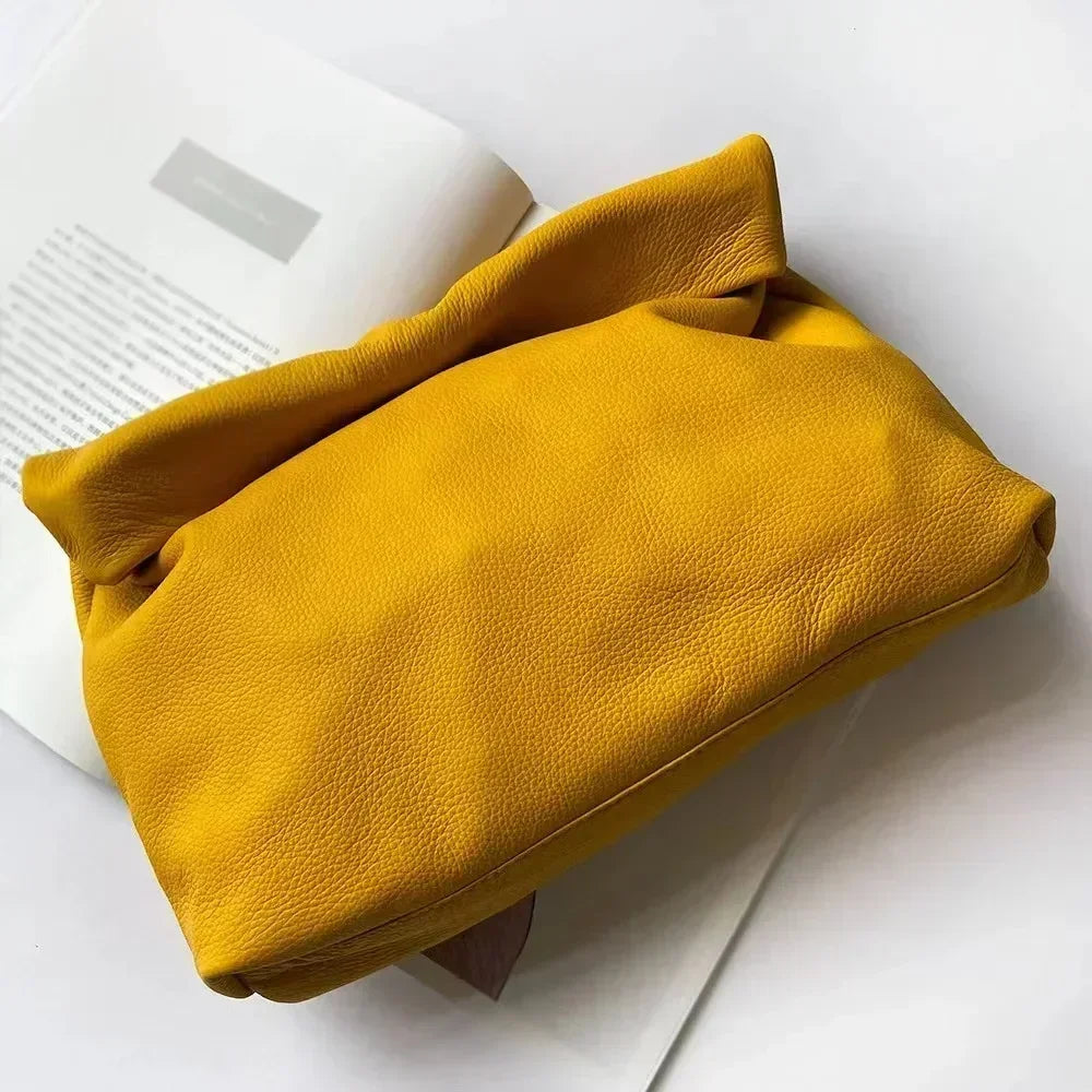 The Nuvola Leather Clutch