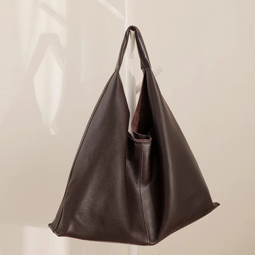 The Piramide Leather Tote