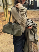 The Cipresso Suede Baguette