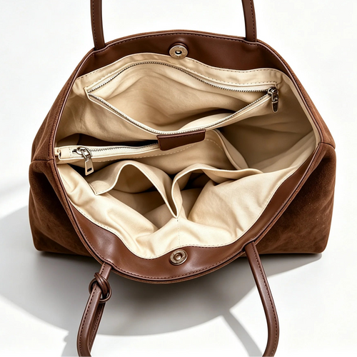 The Corallo Suede Tote