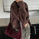 The Mirto Suede Shoulder Bag