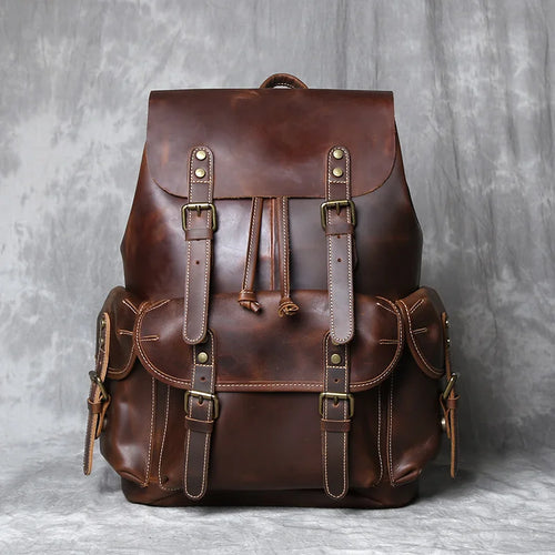 Vintage Leather Backpack