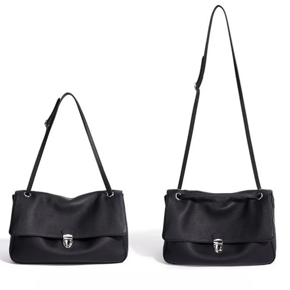 The Cartella Leather Flap Bag