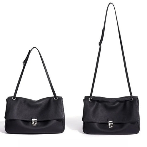 The Cartella Leather Flap Bag