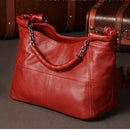 The Ortensia Leather Shoulder Bag