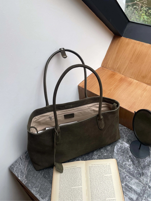 The Pianura Suede Tote
