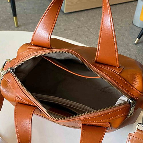 The Brera Leather Bowling Bag