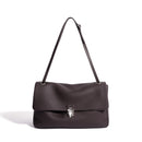 The Cartella Leather Flap Bag