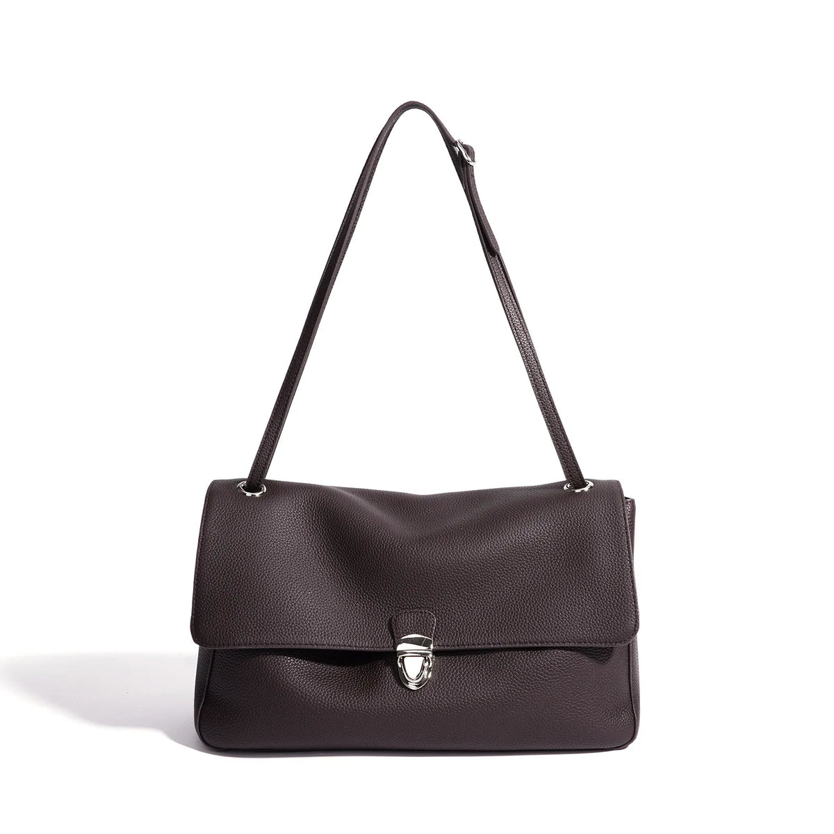 The Cartella Leather Flap Bag