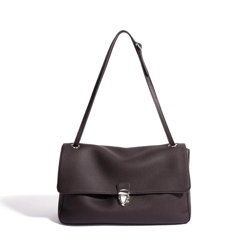 The Cartella Leather Flap Bag