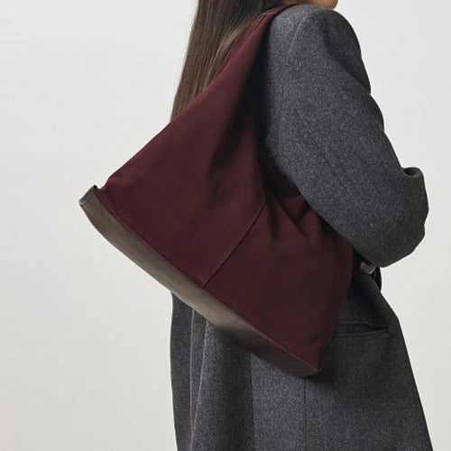 The Velluto Oversized Suede Hobo