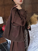 The Velluto Oversized Suede Hobo
