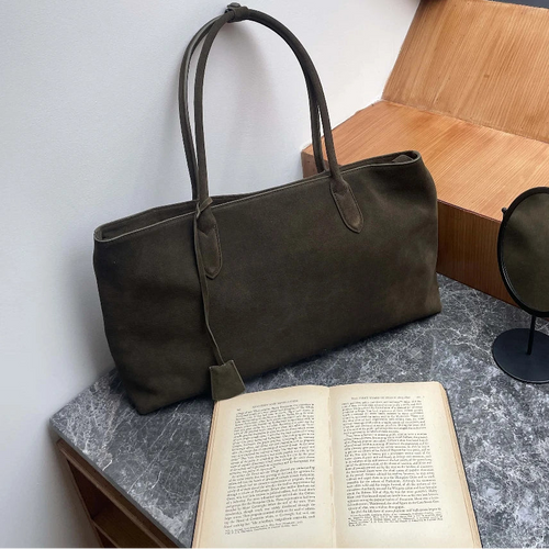 The Pianura Suede Tote