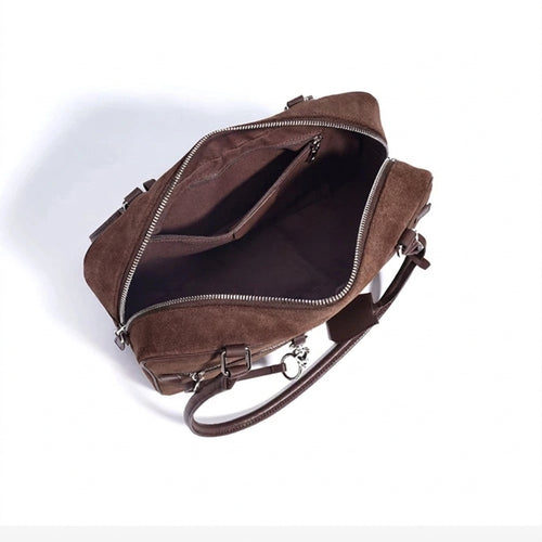 The Salvia Suede Shoulder Bag