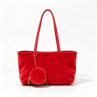 The Corallo Suede Tote