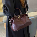 The Brera Leather Bowling Bag