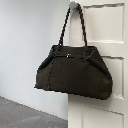 The Pianura Suede Tote
