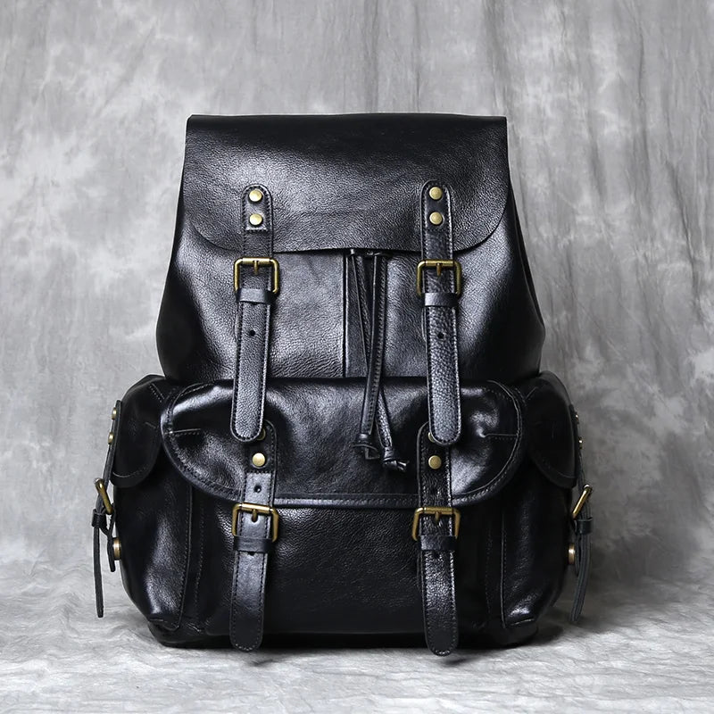 Vintage Leather Backpack