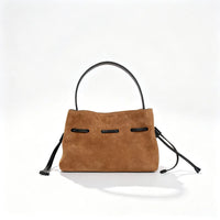 The Laccio Suede Bucket Bag