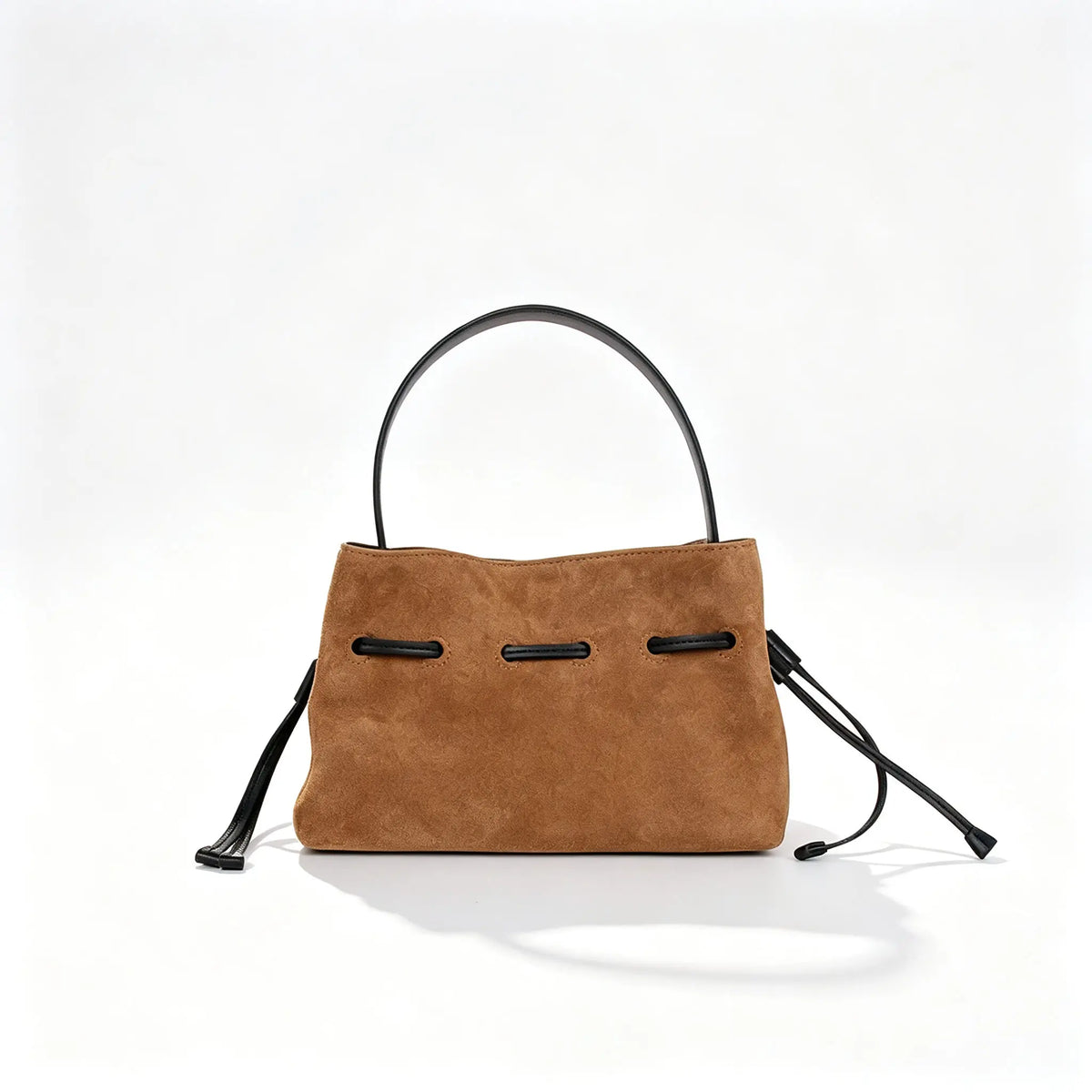 The Laccio Suede Bucket Bag