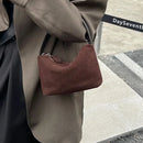 The Cannella Suede Top Handle