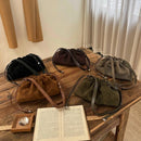 The Sacchetto Suede Drawstring Bag